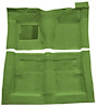 F9194019 1966-71 Fairlane/Torino 2-Door Sedan w/ Column Shift - Molded Loop Carpet Kit - Moss Green Moss Green - image 1