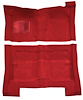 F9194102 1966-70 Fairlane/Torino 4-Door Hardtop/Sedan/Wagon - Molded Loop Carpet Kit - Red - image 1