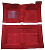 F9194302 1966-71 Fairlane/Torino 2-Door w/ Floor Shift; Molded Loop Carpet; Kit; Red - image 1