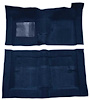 F9194312 1966-71 Fairlane/Torino 2-Door w/ Floor Shift - Molded Loop Carpet Kit - Dark Blue - image 1