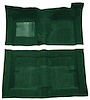 F9194313 1966-71 Fairlane/Torino 2-Door w/ Floor Shift - Molded Loop Carpet Kit - Dark Green - image 1