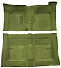 F9194319 1966-71 Fairlane/Torino 2-Door w/ Floor Shift - Molded Loop Carpet Kit - Moss Green - image 1