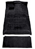 F9206001 1987-96 Ford F-Series Crew Cab w/ High Tunnel; Molded; Cutpile Carpet; Kit; Black - image 1