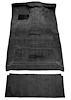 F9206078 1987-96 Ford F-Series Crew Cab w/ High Tunnel; Molded; Cutpile Carpet; Kit; Ebony - image 1