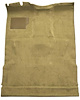 F9208005 1974-79 Ford F-Series Extra Cab w/ Low Tunnel; Molded; Cutpile Carpet; Kit; Gold - image 1