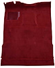 F9208015 1974-79 Ford F-Series Extra Cab w/ Low Tunnel; Molded; Cutpile Carpet; Kit; Maroon - image 1