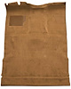 F9208018 1974-79 Ford F-Series Extra Cab w/ Low Tunnel; Molded; Cutpile Carpet; Kit; Dark Saddle - image 1