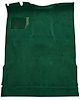 F9208046 1974-79 Ford F-Series Extra Cab w/ Low Tunnel; Molded; Cutpile Carpet; Kit; Jade Green - image 1
