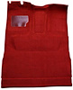 F9208102 1974-79 Ford F-Series Extra Cab w/ High Tunnel; Molded; Cutpile Carpet; Kit; Red - image 1