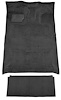 F9211178 1990-96 Ford F-350 Crew Cab Automatic w/ Electric 4WD & Low Tunnel; Cutpile Carpet; Kit; Ebony - image 1