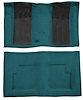 F9214306 1971 Ford Torino GT Convertible 4-Speed; Loop Carpet; Kit w/ 2; Black Inserts; Aqua - image 1
