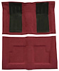 F9214415 1969-71 Ford Torino GT Convertible Automatic; Loop Carpet; Kit w/ 2; Black Inserts; Maroon - image 1