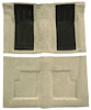 F9214444 1969-71 Ford Torino GT Convertible Automatic; Loop Carpet; Kit w/ 2; Black Inserts; Fawn Sandalwood - image 1