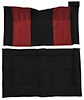 F9214701 1969-71 Ford Torino GT 2-Door Hardtop Automatic; Loop Carpet; Kit w/ 2 Red Inserts; Black - image 1