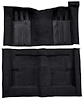 F9214801 1969-70 Torino 2-Door Hardtop/Ranchero GT Automatic; Loop Carpet; Kit w/ Aqua Inserts; Black - image 1