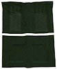 F9215913 1969-71 Ford Torino GT Convertible Automatic; Loop Carpet; Kit w/ 2 Dark Green Inserts; Dark Green - image 1