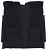 F9220501 1972-73 Ford Torino GT 2-Door Hardtop Automatic; Loop Carpet; Kit w/ 2; Black Inserts; Black - image 1