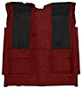 F9220515 1972-73 Ford Torino GT 2-Door Hardtop Automatic; Loop Carpet; Kit w/ 2; Black Inserts; Maroon - image 1