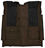 F9220530 1972-73 Ford Torino GT 2-Door Hardtop Automatic; Loop Carpet; Kit w/ 2; Black Inserts; Dark Brown - image 1