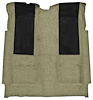 F9220544 1972-73 Ford Torino GT 2-Door Hardtop Automatic; Loop Carpet; Kit w/ 2; Black Inserts; Fawn Sandalwood - image 1