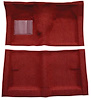 F9223402 1962-65 Fairlane/Meteor 2-Door Sedan Floor Shift; Full Molded Loop Carpet; Kit; Red - image 1