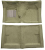 F9223444 1962-65 Fairlane/Meteor 2-Door Sedan Floor Shift; Full Molded Loop Carpet; Kit; Fawn Sandalwood - image 1