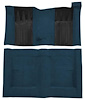 F9223712 1970-71 Ford Torino GT 2-Door Hardtop 4-Speed; Loop Carpet; Kit w/ 2; Black Inserts; Dark Blue - image 1