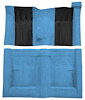 F9223741 1970-71 Ford Torino GT 2-Door Hardtop 4-Speed; Loop Carpet; Kit w/ 2; Black Inserts; Medium Blue - image 1