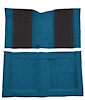 F9224504 1970-71 Ford Torino GT Convertible 4-Speed; Loop Carpet; Kit w/ 2; Black Inserts; Bright Blue - image 1