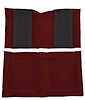 F9224515 1970-71 Ford Torino GT Convertible 4-Speed; Loop Carpet; Kit w/ 2; Black Inserts; Maroon - image 1