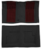 F9225001 1970-71 Ford Torino GT Convertible 4-Speed; Loop Carpet; Kit w/ Maroon Inserts; Black - image 1