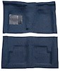 F9229312 1966-71 Fairlane/Torino Convertible w/ Floor Shift - Molded Loop Carpet Kit - Dark Blue - image 1