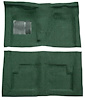 F9229313 1966-71 Fairlane/Torino Convertible w/ Floor Shift - Molded Loop Carpet Kit - Dark Green - image 1