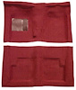 F9229315 1966-71 Fairlane/Torino Convertible w/ Floor Shift - Molded Loop Carpet Kit - Maroon - image 1