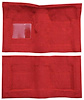 F9230502 1965-68 Galaxie/Custom 2-Door Hardtop/Sedan w/ Floor Shift- Molded Loop Carpet Kit - Red - image 1