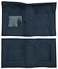 F9230512 1965-68 Galaxie/Custom 2-Door Hardtop/Sedan w/ Floor Shift- Molded Loop Carpet Kit - Dark Blue - image 1