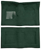 F9230513 1965-68 Galaxie/Custom 2-Door Hardtop/Sedan w/ Floor Shift- Molded Loop Carpet Kit - Dark Green - image 1