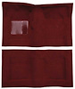 F9230515 1965-68 Galaxie/Custom 2-Door Hardtop/Sedan w/ Floor Shift- Molded Loop Carpet Kit - Maroon - image 1