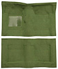 F9230519 1965-68 Galaxie/Custom 2-Door Hardtop/Sedan w/ Floor Shift- Molded Loop Carpet Kit - Moss Green - image 1