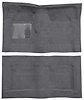F9230547 1965-68 Galaxie/Custom 2-Door Hardtop/Sedan w/ Floor Shift- Molded Loop Carpet Kit - Gunmetal Gray - image 1