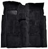 F9244301 1974-79 Ford Ranchero 4-Speed; Molded; Cutpile Carpet; Kit; Black - image 1