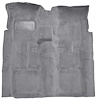 F9244323 1974-79 Ford Ranchero 4-Speed; Molded; Cutpile Carpet; Kit; Silver - image 1