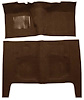 F9244930 1963-64 Ford Galaxie 4-Door Sedan w/ Flat Front & Floor Shift; Loop Carpet; Kit; Dark Brown - image 1