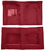 F9259402 1965-68 Galaxie 2-Door Fastback/Convertible w/ Floor Shift; Molded Loop Carpet; Kit; Red - image 1