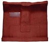 F9283002 1961-64 Ford F-Series w/ High Tunnel; Molded Loop Carpet; Kit; Red - image 1