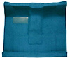 F9283062 1961-64 Ford F-Series w/ High Tunnel; Molded Loop Carpet; Kit; Ford Blue - image 1