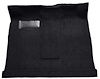 F9283101 1961-64 Ford F-100 w/ Low Tunnel; Molded Loop Carpet; Kit; Black - image 1