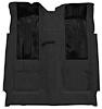 F9293901 1972-73 Ford Torino GT 2-Door Hardtop 4-Speed; Loop Carpet; Kit w/ 2; Black Inserts; Black - image 1