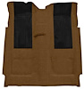 F9293918 1972-73 Ford Torino GT 2-Door Hardtop 4-Speed; Loop Carpet; Kit w/ 2; Black Inserts; Dark Saddle - image 1