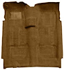 F9294218 1972-73 Ford Torino/Montego 2-Door w/ Floor Shift; Molded Loop Carpet; Kit; Dark Saddle - image 1